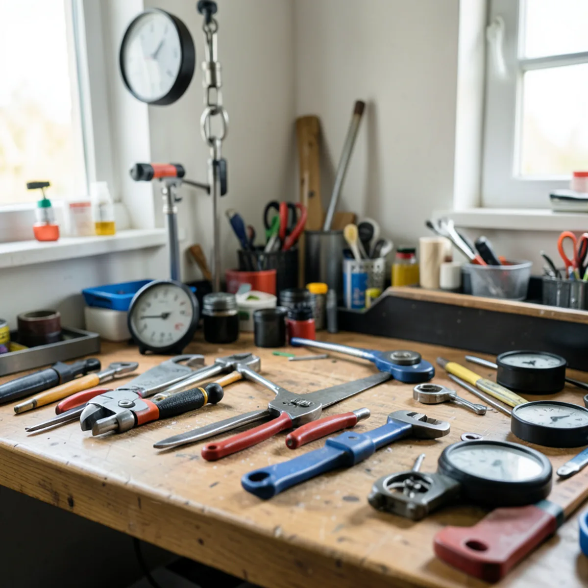 Diagnostic tools and equipment workbench on Willow Lane