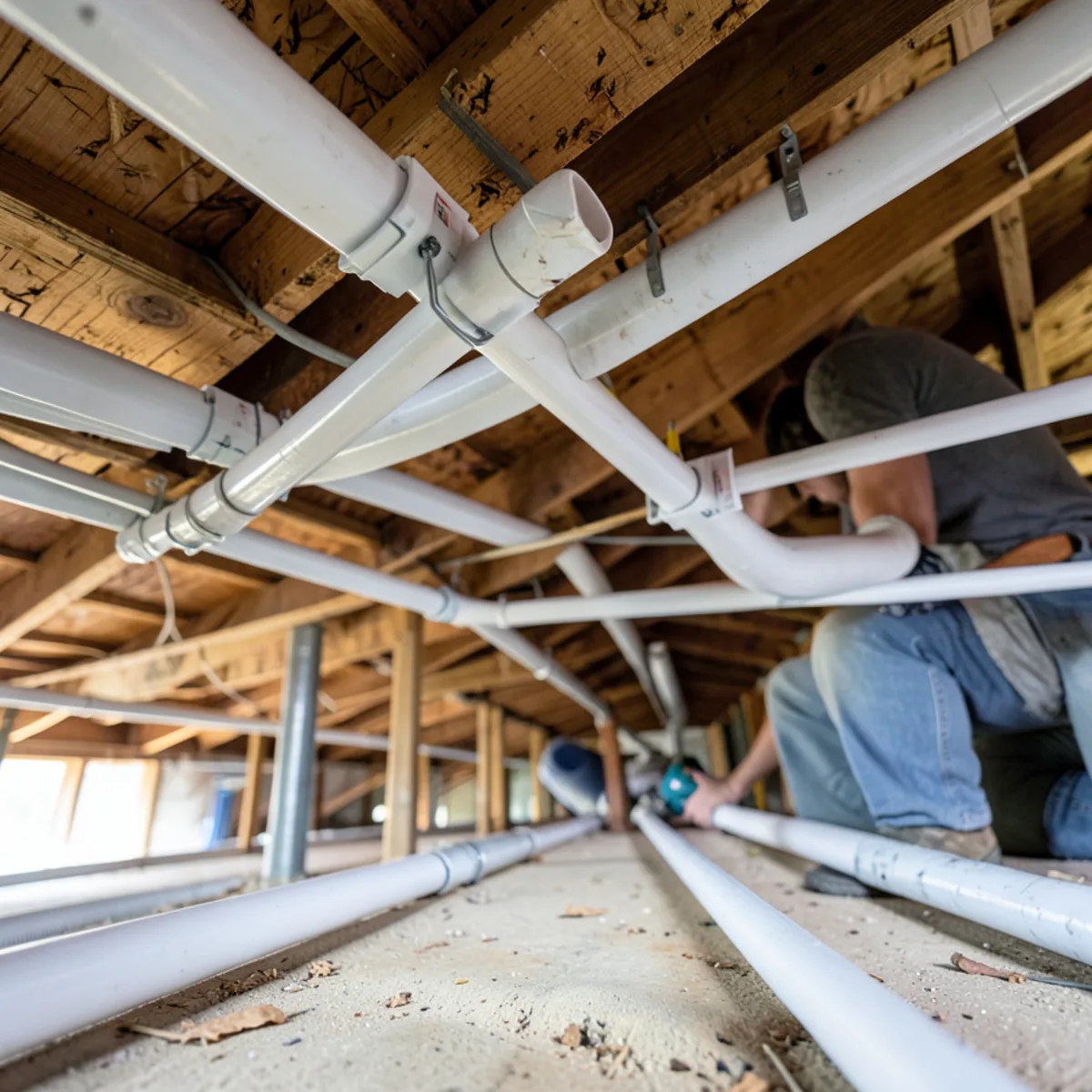 Whole-home copper & PEX repiping in Westminster, CA on site component