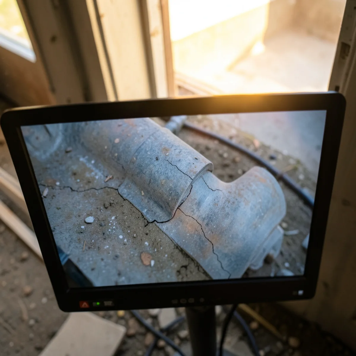 Fiber-optic sewer camera inspection in Westminster, CA verified repair