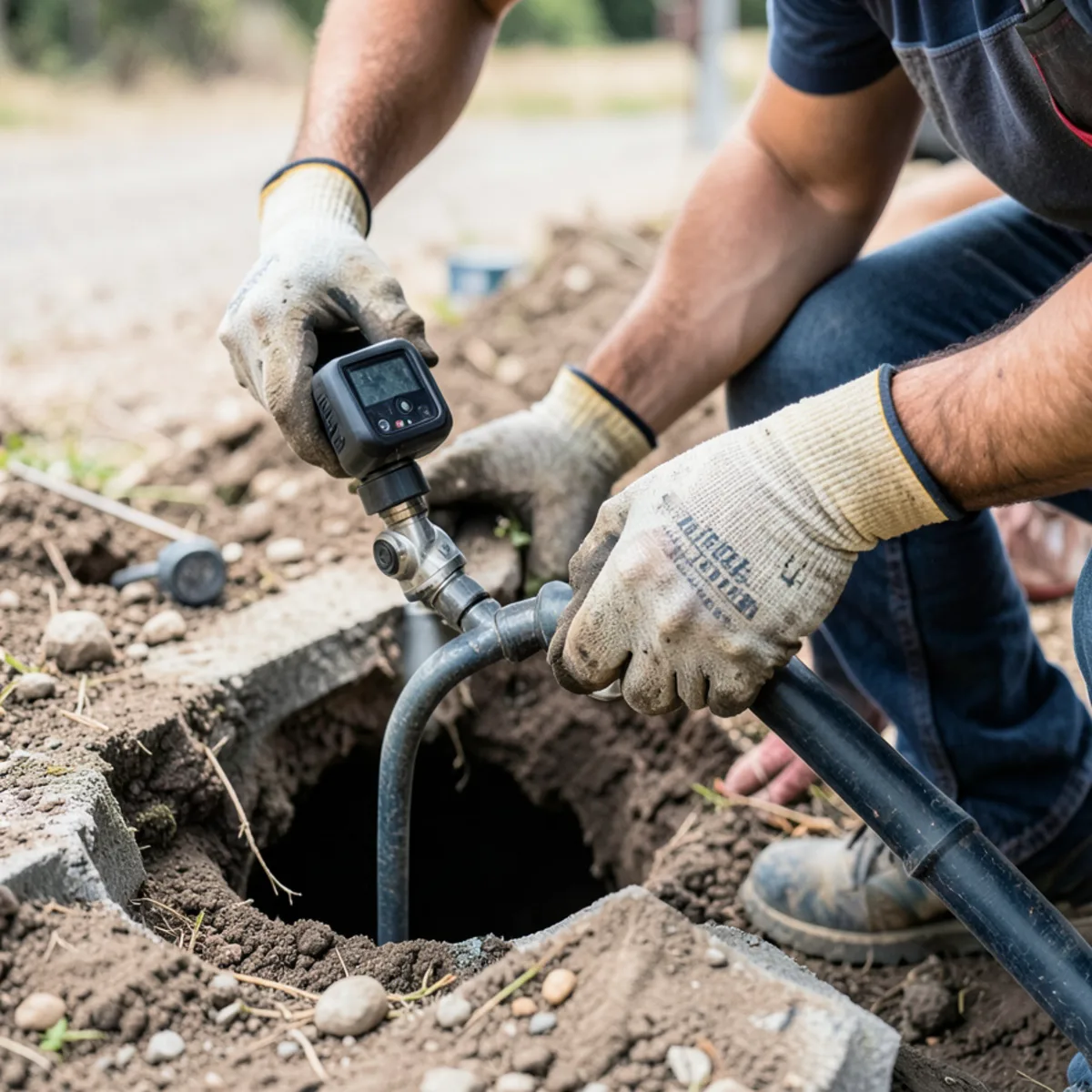 Fiber-optic sewer camera inspection in Westminster, CA